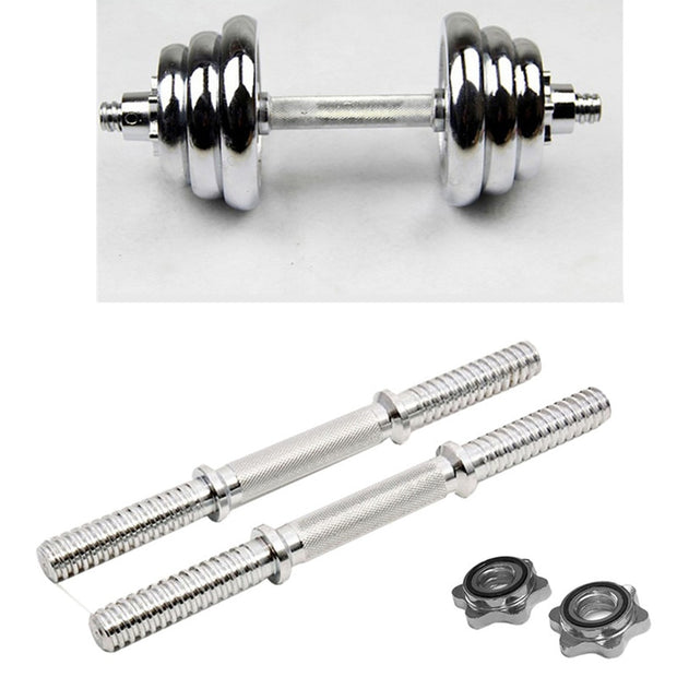 Fitness Dumbbell Bar With Clamps