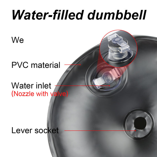 Travel Water Filled Dumbbells