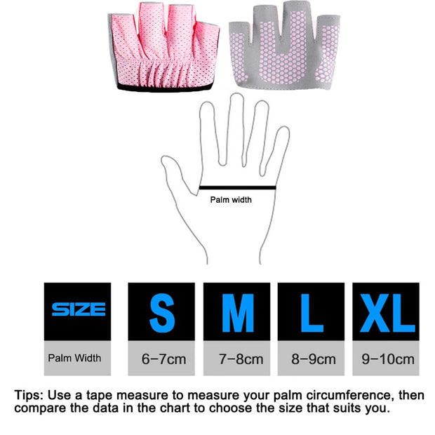 Unisex Gym Half Finger Gloves