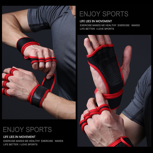 Non-slip Gym Wrist Protector Gloves