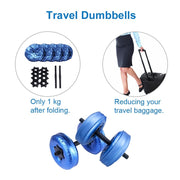 Travel Water Filled Dumbbells